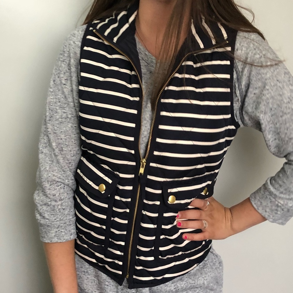 J.crew striped vest